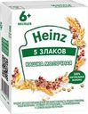 Кашка молочная Heinz 5 злаков для детей с 6 мес. 0.2л