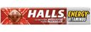 Карамель леденцовая Halls Energy с кофеином и витамином B6 со вкусом колы, 25г