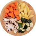 Картофель с грибами и овощами, 1кг