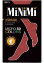 Носки женские MiNiMi Micro Colors микрофибра цвет: rosso chilli/приглушённый красный размер: единый, 50 den