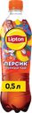 Напиток LIPTON Освежающий чай со вкусом персика негазированный, 0.5л