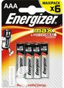 Батарейка ENERGIZER MAX+PowerSeal AAА/LR03 6шт
AA/LR6 6шт, AAА/LR3 6шт