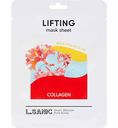 Маска для лица тканевая коллагеновая L.Sanic с эффектом лифтинга, 25мл