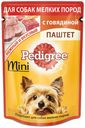 Корм для собак Pedigree паштет с говядиной, 80 г