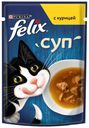 Влажный корм Felix Суп с курицей для взрослых кошек 48 г