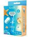 Бритва с 4 сменными кассетами Gillette Venus Smooth, 1шт.