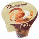 Йогурт ДАНИССИМО с карамельным соусом и печеньем 4%, 130г