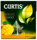 Чай зеленый Curtis Delicate mango ароматизированный в пирамидках 1,8 г x 20 шт