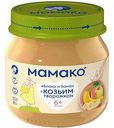 Пюре фруктовое Мамако Яблоко с бананом и козьим творожком, с 6 месяцев, 80 г