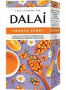 Чайный напиток Dalai Orange Berry с облепихой, ромашкой и цедрой апельсина, 25×1,2 г