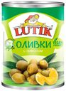 Оливки Lutik зеленые с лимоном 280 мл