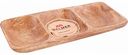 Блюдо прямоугольное Walmer Organic 3 отделения, 23×11 см