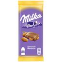 Шоколад MILKA молочный с цельным миндалем, 85г