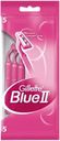 Станок для бритья женский одноразовый GILLETTE Blue II, 5шт
