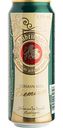 Пиво Zahringer Premium светлое фильтрованное 4,8 % алк., Германия, 0,5л
