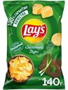 Чипсы картофельные Lay's Зеленый лук 140г