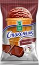 Мороженое БЕЛАЯ ДОЛИНА, Шоколадное, в вафельном стаканчике, 70г