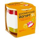 Йогурт КОЛОМЕНСКИЙ питайя-манго-чиа 5%, 170г