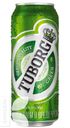 Пиво TUBORG GREEN светлое 4,6% 0.45л