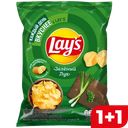 LAYS Чипсы Молодой Зеленый Лук 70г фл/п:25