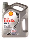 Масло моторное синтетическое Shell Helix HX8 5W40, 4 л