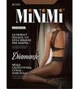 Колготки женские MiNiMi Diamante с ажурным поясом цвет: caramel/телесный размер 3, 20 den