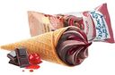Мороженое Лекарство для каждого вишнево-шоколадное в сахарном рожке, 90г