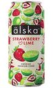 Сидр Alska Клубника-лайм 4 % алк., Великобритания, 0,44л