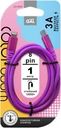 Кабель GAL type-C-8 pin 3.1A 1м, TPE Арт. CU-4202