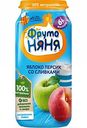 Пюре фруктовое ФрутоНяня из яблок и персиков со сливками с 6 месяцев, 250 г