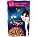 Корм для кошек Аппетитные кусочки Felix с уткой и морковкой, 85 г