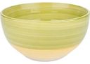 Салатник керамический цвет: зелёный/жёлтый, 13,5см