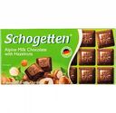 Шоколад молочный Schogetten с лесными орехами, 100 г