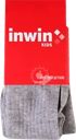  Колготки детские INWIN р. 98–140, с дизайном лапша, цвет серый меланж, Арт. КINWINLAP 