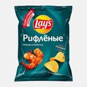 Чипсы рифленые со вкусом пряная креветка Lays 105г