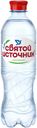 Вода питьевая «Святой Источник» с газом, 500 мл