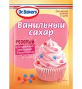 Сахар Dr.Bakers Ванильный с красителями розовый, 8г