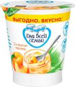 Йогуртный продукт Для всей семьи персик 1% БЗМЖ 290 г