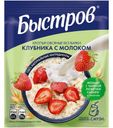Хлопья Быстров овсяные с клубникой и молоком быстрого приготовления 40г