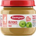 Пюре Semper Яблоко с 4 месяцев, 80 г