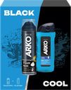 Набор подарочный ARKO Гель для душа Cool, 260мл+Пена Black, 200мл