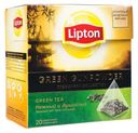 Чай зеленый Lipton Green Gunpowder в пирамидках, 20х1.8 г