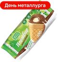 Мороженое Белая бяроза, пломбир шоколадный с вареной сгущенкой, 100г