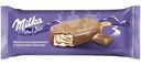 Эскимо Milka сливочное ванильное с шоколадным соусом в молочном шоколаде 8%, 62г