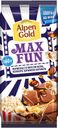 Шоколад Alpen Gold Max Fun молочный с мармеладом, колой, попкорном и карамелью, 160 г