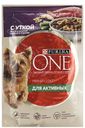 Влажный корм Purina One Мини с уткой, пастой и зеленой фасолью для собак 85 г