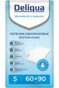 Пеленки Deliqua Одноразовые впитывающие 60х90 5шт.