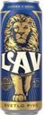 Пиво LAV Premium светлое фильтрованное 4,7%, 0,45л