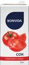 Сок BONVIDA Томатный с солью, 2л