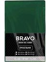 Простыня Bravo поплин цвет: зеленый,150×215см